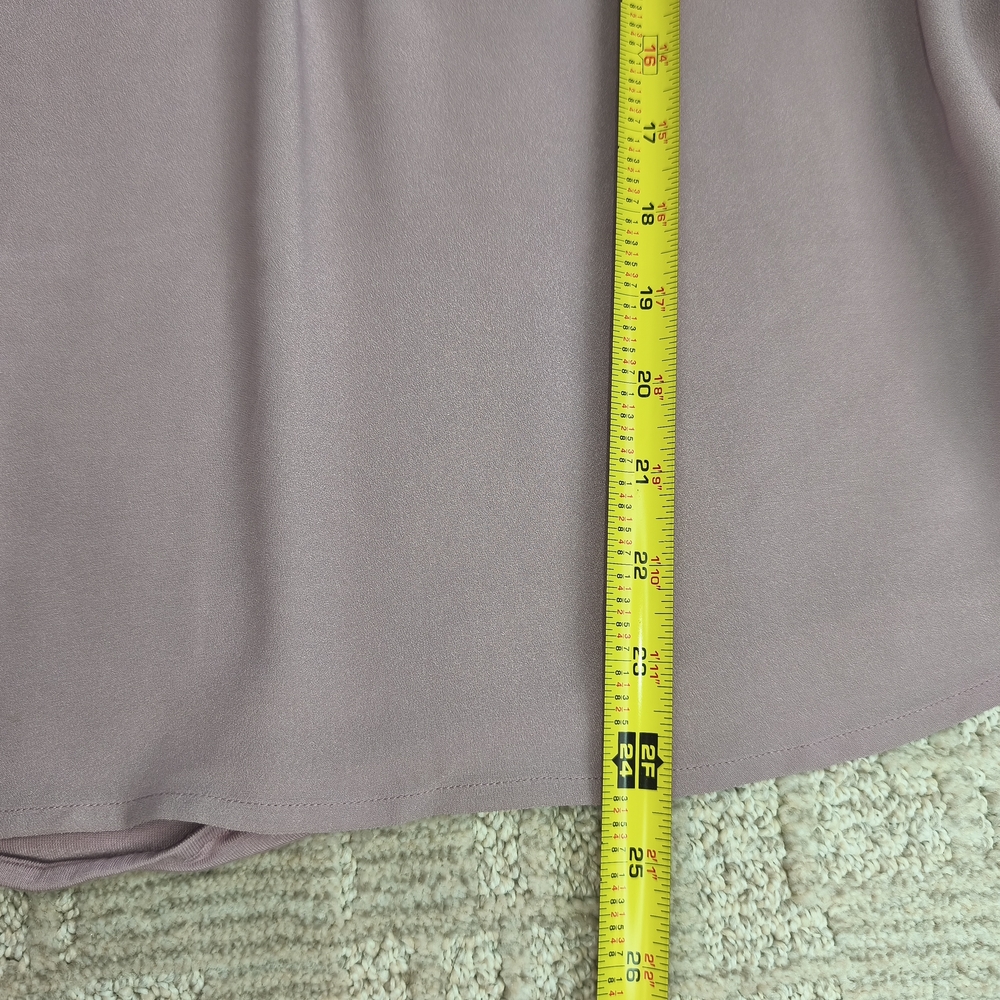 Banana Republic Women's Blouse Size L Pink V-Neck Sleeveless Top - Picture 2 of 8